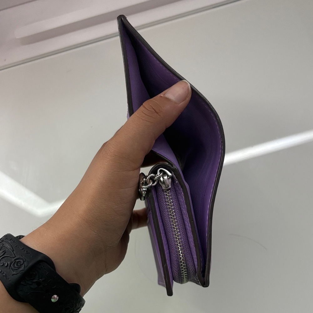 Purple Coach Wallet - Picture 3 of 5